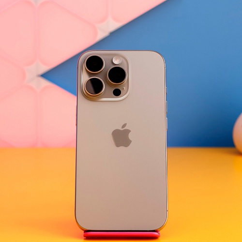 Смартфон Apple iPhone 16 Pro 128GB Natural Titanium (MYNG3) Б/У - придбати в Дніпрі, Україні: ціна, характеристики | інтернет-магазин TOUCH