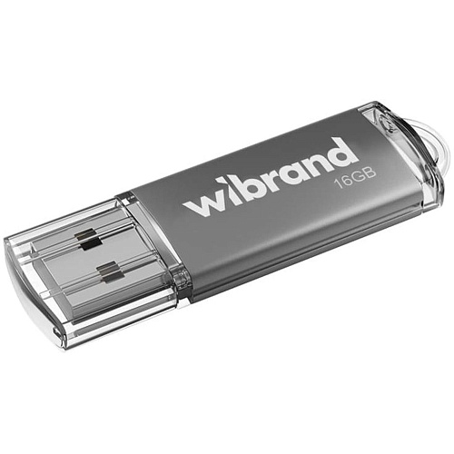 USB флеш-накопитель Wibrand Cougar 16GB USB-A 2.0 Silver (WI2.0/CU16P1S)