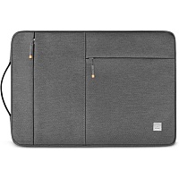 Чехол-сумка WiWU Alpha Slim Sleeve для Apple MacBook 15.6"/16" Grey
