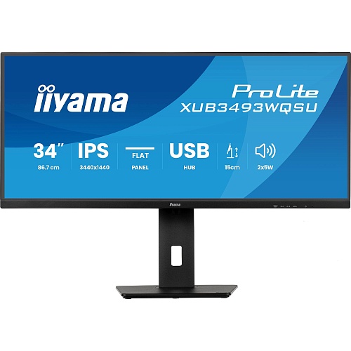 Монитор iiyama 34" ProLite (XUB3493WQSU-B6)