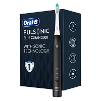 Электрическая зубная щетка Oral-B Pulsonic Slim Clean 2000 (Black)