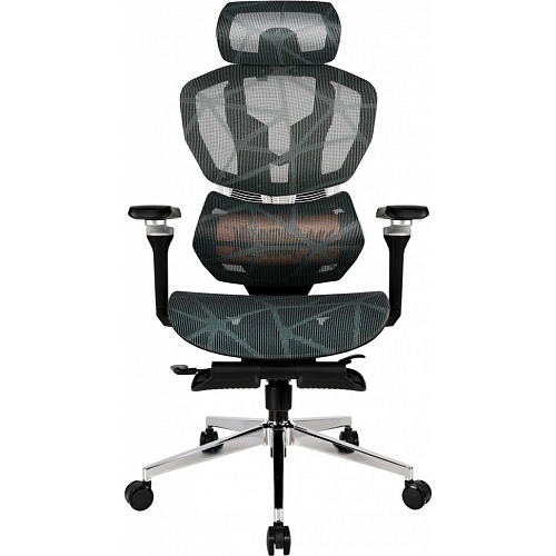Геймерское кресло GT Racer X-7002 Massage Black/Black/Green