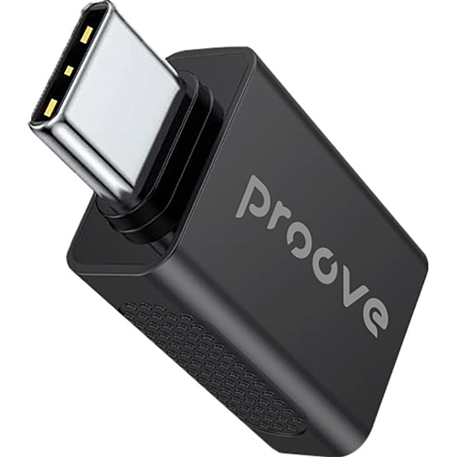 Переходник Proove Extension OTG USB-C to USB-A Black (HBEX00012001)