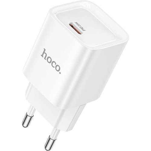 Сетевое зарядное устройство Hoco C146A Charm PD20W White (6942007630245)