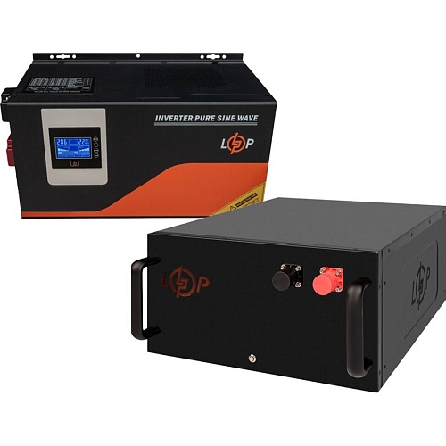 Источник бесперебойного питания (ИБП) LogicPower W3000 + АКБ LiFePO4 7168Wh (40122)