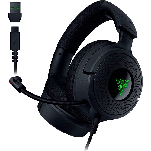 Ігрові навушники Razer Kraken V4 X Black (RZ04-05180100-R3M1)  - придбати в Дніпрі, Україні: ціна, характеристики | інтернет-магазин TOUCH