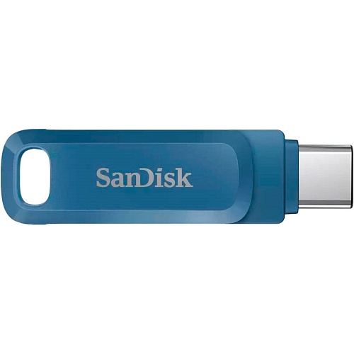 USB флеш-накопитель SanDisk Dual Drive 64GB USB-А + USB-C Navy Blue (SDDDC3-064G-G46NB)