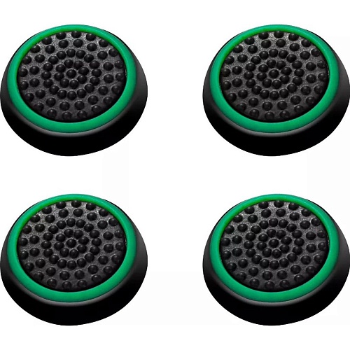 Накладки на стики Thumb Grips 4-pack для PS4/PS5/Xbox Black Dark Green