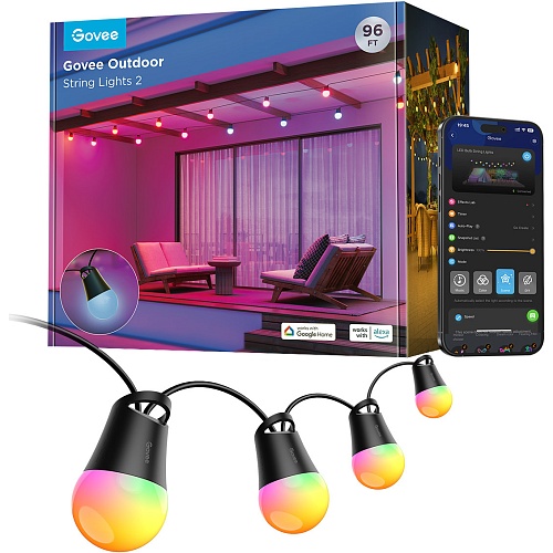 Розумна світлодіодна гірлянда Govee Outdoor String Lights 2 H7038  - придбати в Дніпрі, Україні: ціна, характеристики | інтернет-магазин TOUCH