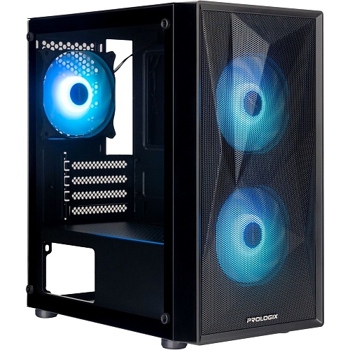 Корпус Prologix E102 Tempered Glass&Mesh Black - придбати в Дніпрі, Україні: ціна, характеристики | інтернет-магазин TOUCH