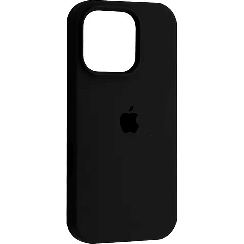 Чехол Silicone Case для Apple iPhone 16 Pro Max Black AA