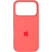 Чехол Silicone Case для Apple iPhone 17 Pro Max Peach AA