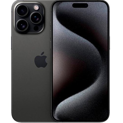 Смартфон Apple iPhone 15 Pro 256GB Black Titanium (MTV13) Восстановленный
