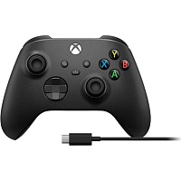 Геймпад Microsoft Xbox Series X/S Wireless Controller Carbon Black + USB Cable (XOA-0010)  Витрина