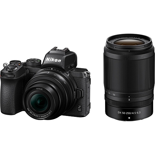 Бездзеркальний фотоапарат Nikon Z 50 Kit DX 16-50mm VR + DX 50-250mm VR (VOA050K002) UA - придбати в Дніпрі, Україні: ціна, характеристики | інтернет-магазин TOUCH