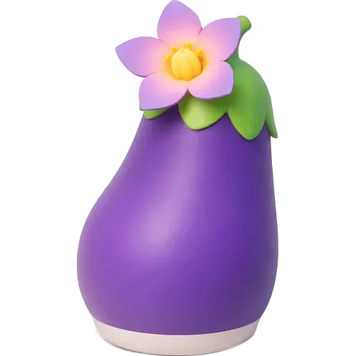 Xiaomi Jinwu Rechargeable Eggplant Flower Patting Night Light Colorful Eggplant Flower (JXJA047)