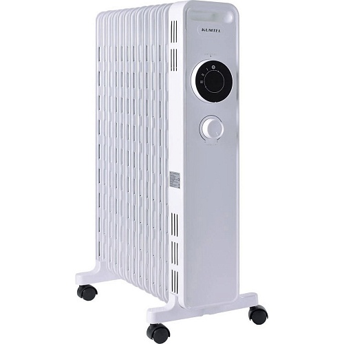 Масляный обогреватель Kumtel KUM-1240S White