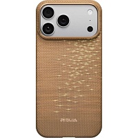 Чехол Pitaka Ultra-Slim для Apple iPhone 17 Pro Max Golden Glint (KI1707AG)