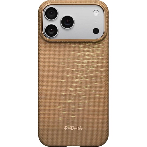 Чехол Pitaka Ultra-Slim для Apple iPhone 17 Pro Max Golden Glint (KI1707AG)