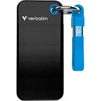 Зовнішній SSD накопичувач Verbatim Pocket 1TB Black/Blue (32191) - придбати в Дніпрі, Україні: ціна, характеристики | інтернет-магазин TOUCH