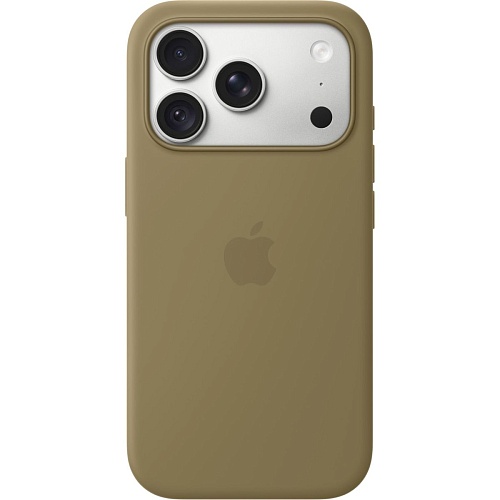 Чохол Silicone Case with Button, Animation & MagSafe для Apple iPhone 18 Pro Max Olive AAA - придбати в Дніпрі, Україні: ціна, характеристики | інтернет-магазин TOUCH