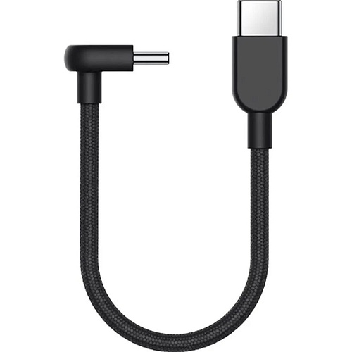 Кабель Xiaomi Braided 3A USB-C to USB-C 10cm Black (BHR08W0GL)