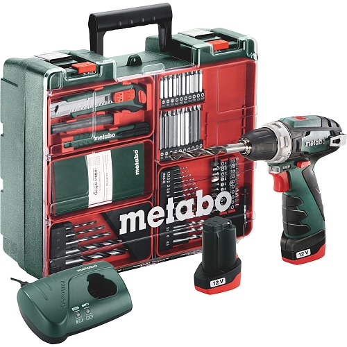 Дриль-шуруповерт Metabo PowerMaxx BS Basic Mobile Workshop (600080880) - придбати в Дніпрі, Україні: ціна, характеристики | інтернет-магазин TOUCH