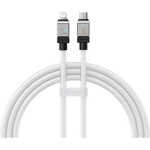 Кабель Baseus CoolPlay Series USB-C to Lightning 20W 2m White (CAKW000102)
