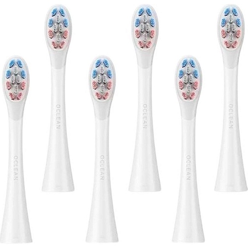 Насадка для зубной щетки Oclean P3K1 Delicate Care White 6 шт (6970810557404)