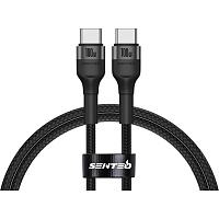Кабель Senteo ST-01 Montes Series USB-C to USB-C 100W 2m Black - придбати в Дніпрі, Україні: ціна, характеристики | інтернет-магазин TOUCH