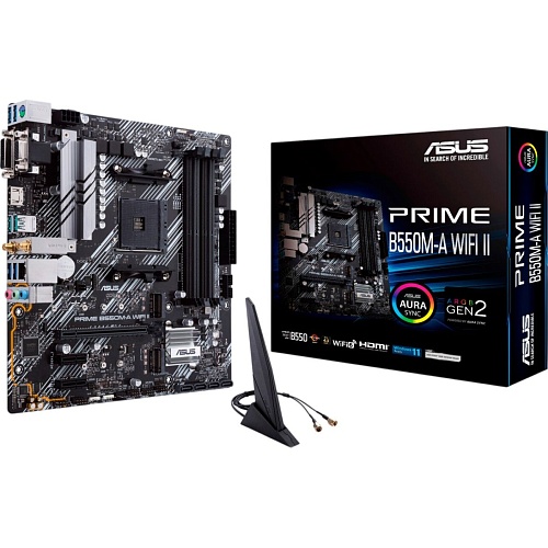 Материнська плата Asus Prime B550M-A WIFI II (90MB19X0-M0EAY0) - придбати в Дніпрі, Україні: ціна, характеристики | інтернет-магазин TOUCH