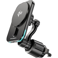 Автотримач із бездротовою зарядкою Choetech Qi2 15W Black (T231-F-XACBK) - придбати в Дніпрі, Україні: ціна, характеристики | інтернет-магазин TOUCH