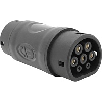 Адаптер-переходник для зарядки электромобиля Voltronic GBT - Type2 7Pin 380V Black (GBT-Type2-7P)