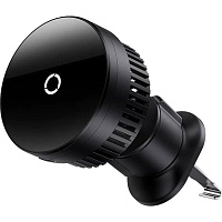 Автотримач із бездротовою зарядкою Baseus MagPro Series Air Vent Version 15W Black (C40164100121-00) - придбати в Дніпрі, Україні: ціна, характеристики | інтернет-магазин TOUCH