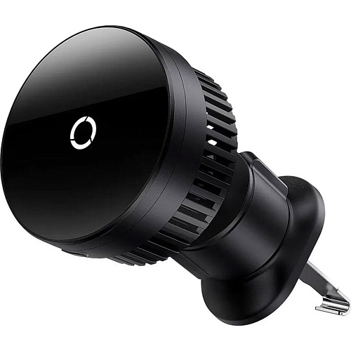 Автодержатель с беспроводной зарядкой Baseus MagPro Series Air Vent Version 15W Black (C40164100121-00)