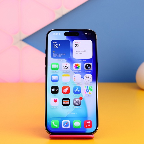 Смартфон Apple iPhone 15 Pro 128GB Blue Titanium (MTV03) Б/У