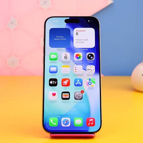 Смартфон Apple iPhone 16 Pro Max 256GB Desert Titanium (MYWX3) Б/У - придбати в Дніпрі, Україні: ціна, характеристики | інтернет-магазин TOUCH