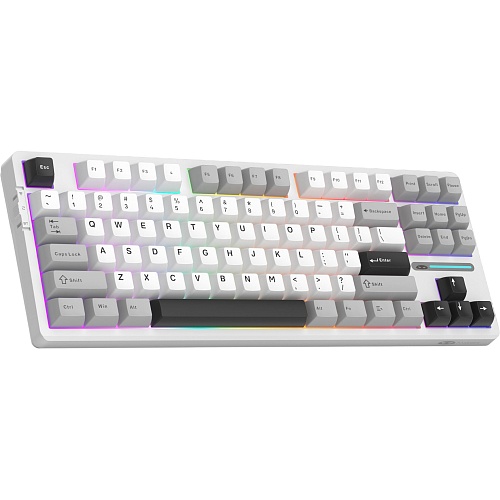 Клавиатура MageGee Light 87 Wireless Blue Whale Switch Star White (6971969728431-UA)