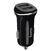 Автомобільний зарядний пристрій Hoco Z1 Car Charger 2USB 2.1A (Black) - придбати в Дніпрі, Україні: ціна, характеристики | інтернет-магазин TOUCH