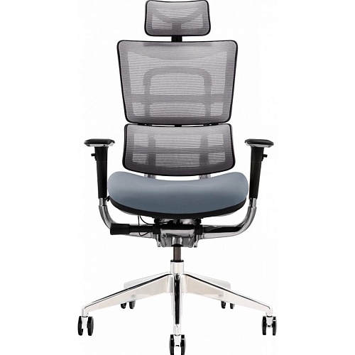 Офисное кресло GT Racer X-801 Bright Gray (W-20 B-40)