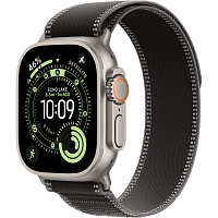 Смарт-часы Apple Watch Ultra 3 49mm Natural Titanium Case with Black/Charcoal Trail Loop M/L (MFT94)
