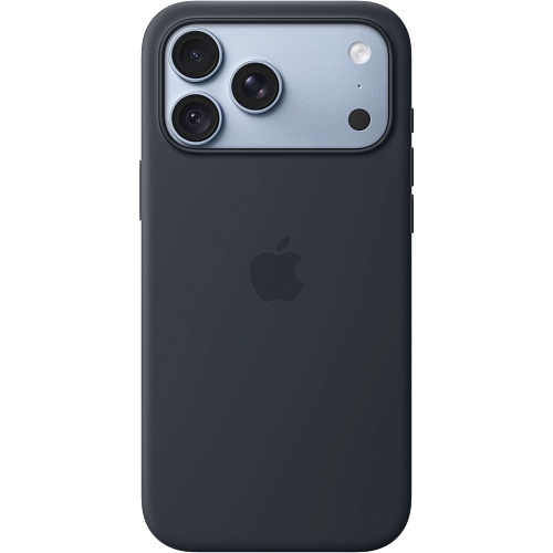 Чехол Apple Silicone Case with MagSafe для iPhone 18 Pro Max Navy Blue (MK944)