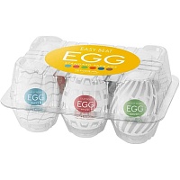 Набор мастурбаторов-яиц 6 шт Tenga Egg New Standard Pack (SO5493)