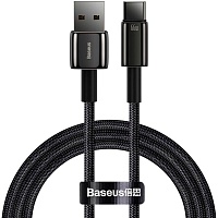 Кабель Baseus Tungsten Gold Fast Charging Data Cable USB to USB-C 66W 1m Black (CATWJ-B01) - придбати в Дніпрі, Україні: ціна, характеристики | інтернет-магазин TOUCH
