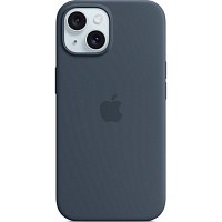 Чохол Apple Silicone Case with MagSafe для iPhone 15 Storm Blue (MT0N3ZM/A) - придбати в Дніпрі, Україні: ціна, характеристики | інтернет-магазин TOUCH