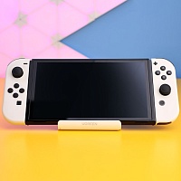 Портативная игровая консоль Nintendo Switch OLED with White Joy-Con Б/У