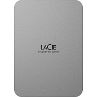 Зовнішній жорсткий диск LaCie Mobile Drive 5TB Moon Silver (STLP5000400) - придбати в Дніпрі, Україні: ціна, характеристики | інтернет-магазин TOUCH
