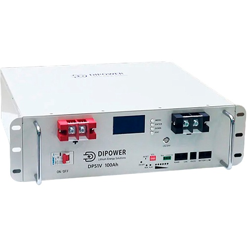 Аккумулятор Dipower LiFePO4 48V(51.2V/100Ah/5120Wh) (DP-51-100-rackmntd)