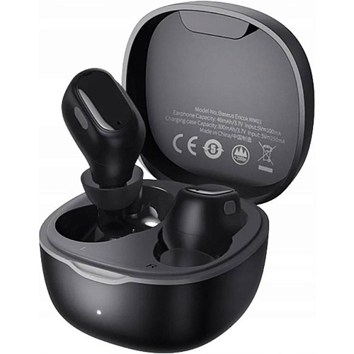 Наушники Baseus True Wireless Earphones WM01 Black (NGWM01-01)