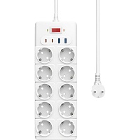 Сетевой фильтр WiWU Wi-S008 20W GaN EU 2m White (6977703656268)